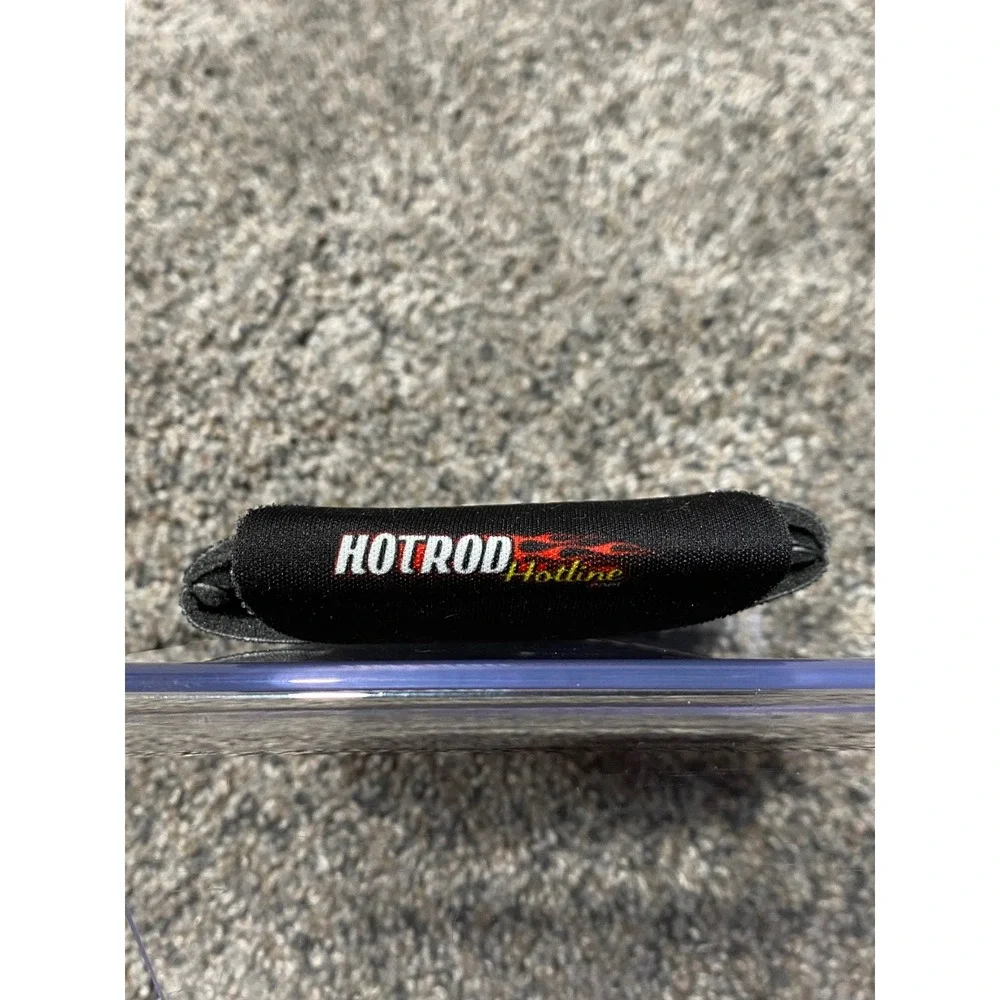 Hotrod Hotline Can Cooler Unisex OS Black Excellent Flame Graphic Hot Rod Koozie